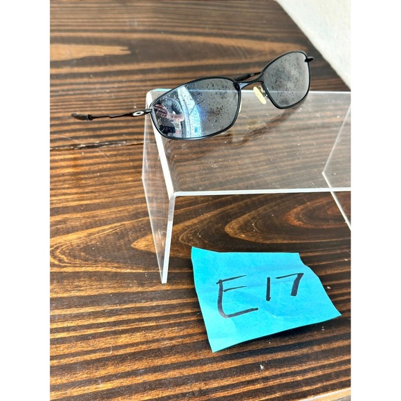 Oakley Whisker 05-715 Polished Black Sunglasses Frame Rectangular Full Rim 130mm - Picture 1 of 10